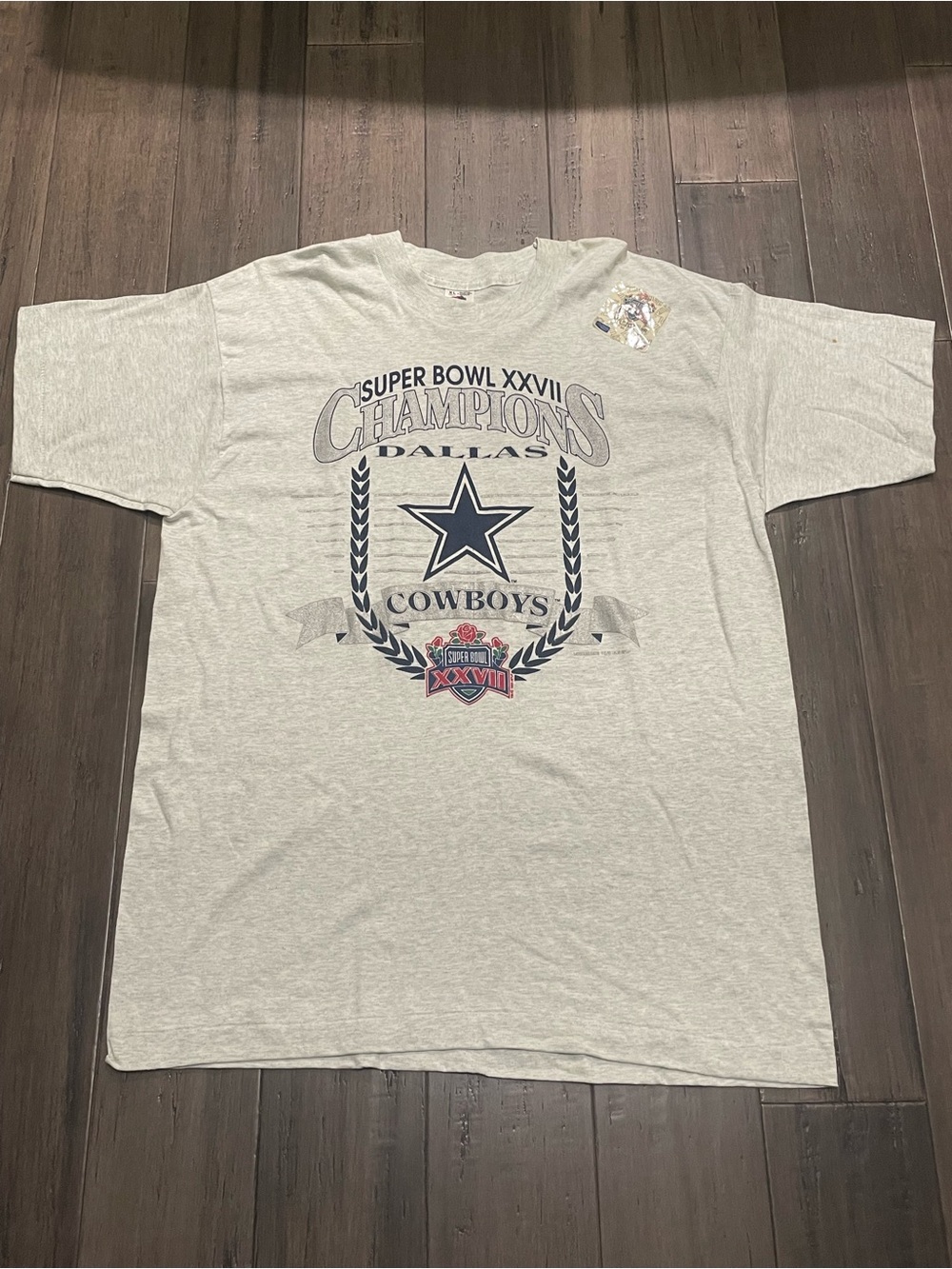 Vintage 1993 Dallas Cowboys Super Bowl XXVII Champions T Shirt XL Made USA